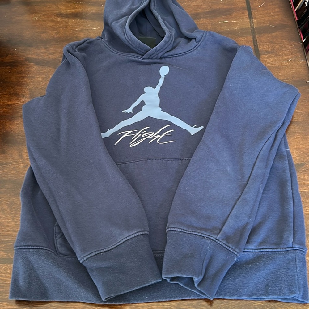 Jordan Kids size M (10/12) hooded sweatshirt. Gently used. No stains or holes.